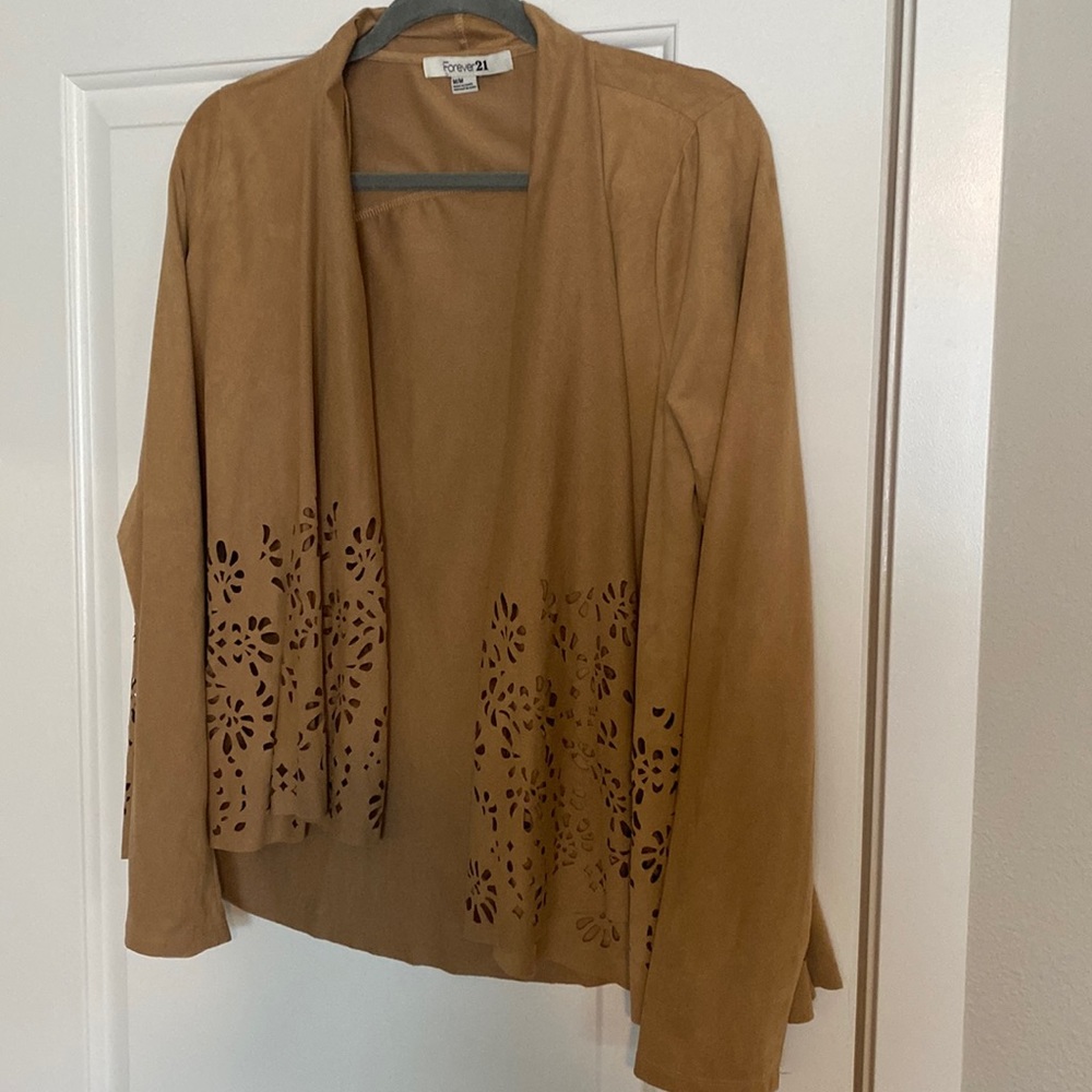 Women’s Lightweight Suede Sweater
